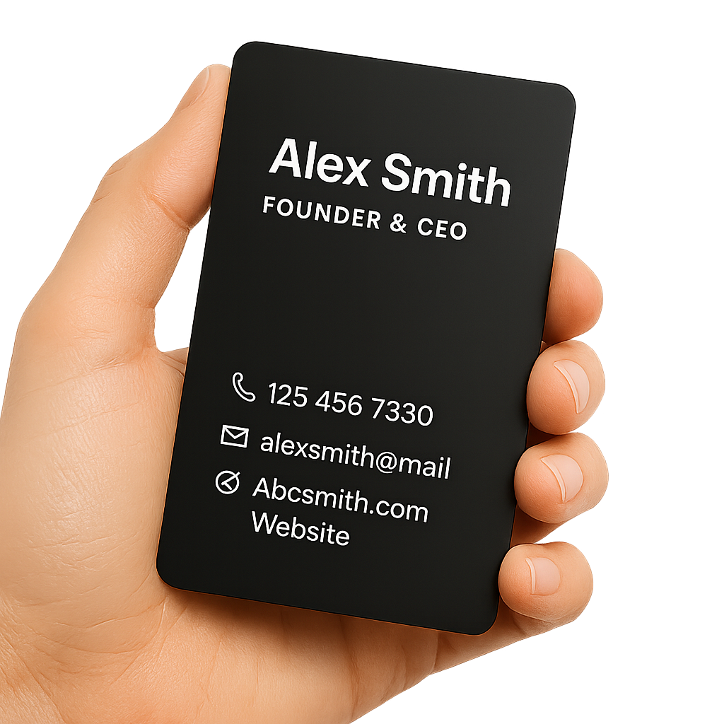 Custom Metal Business Cards