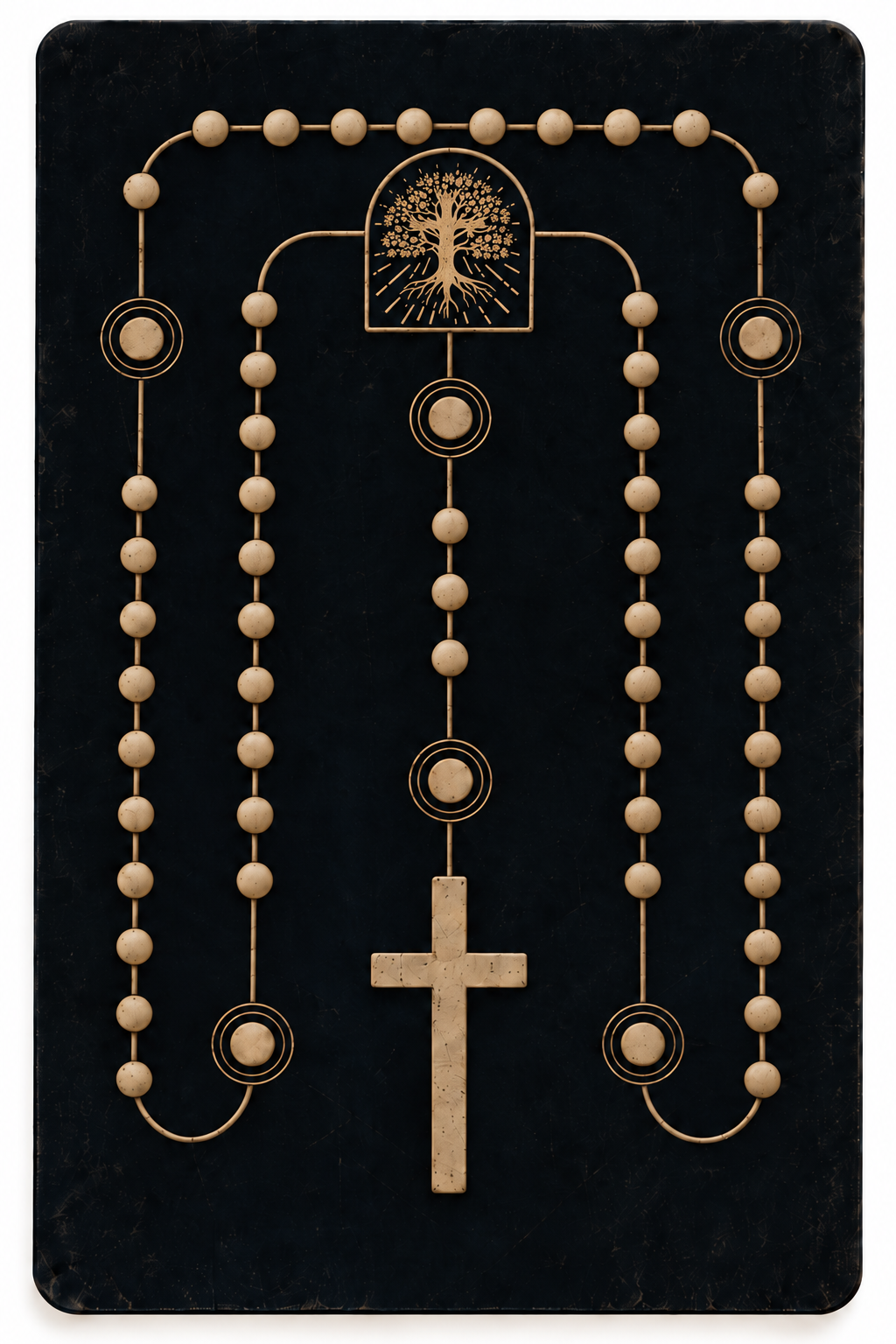 Jenna, Runewood Rosary: Custom Order