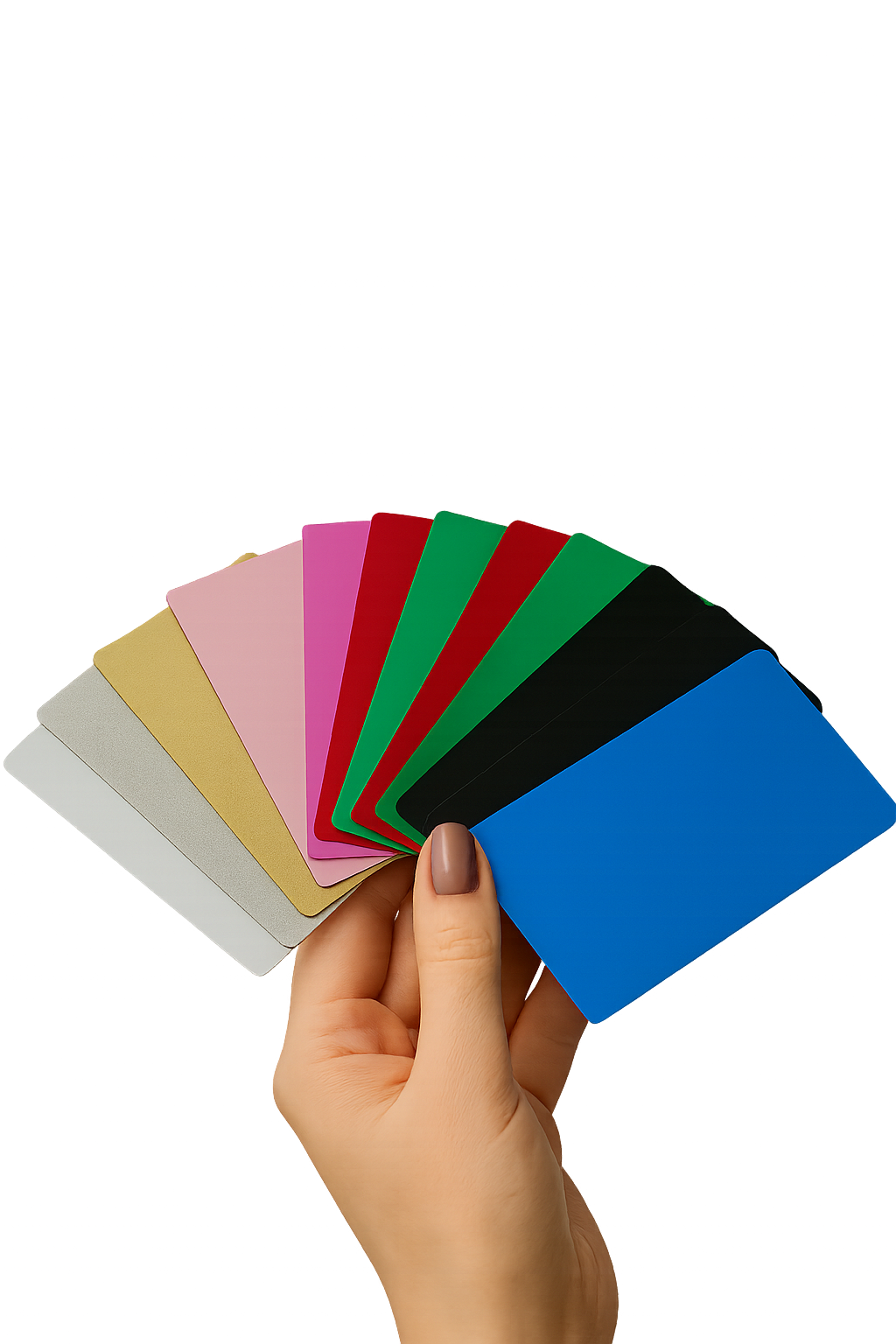 Color Options for Laser Engraved Business Cards