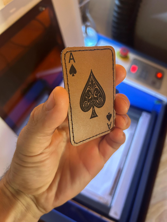 Ace of Spades leather patch
