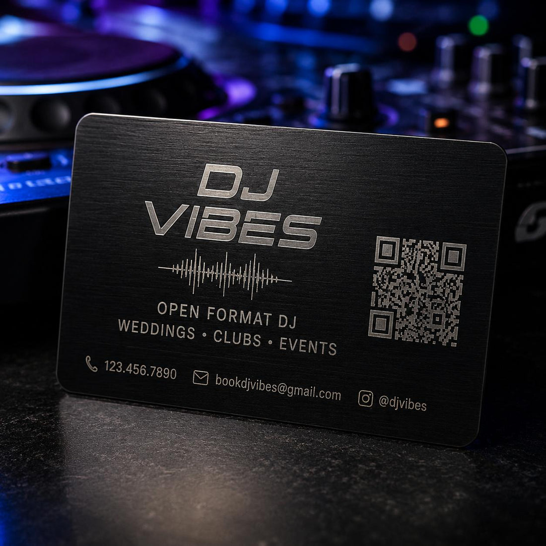 Metal DJ Card