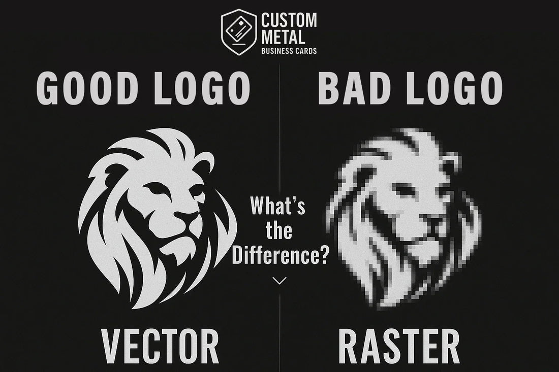 Good logo versus Bad Logo, what's the difference? Custom Metal Business Cards Art Submissions Guidelines And Suggestions Image