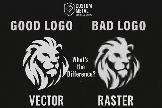 Good logo versus Bad Logo, what's the difference? Custom Metal Business Cards Art Submissions Guidelines And Suggestions Image