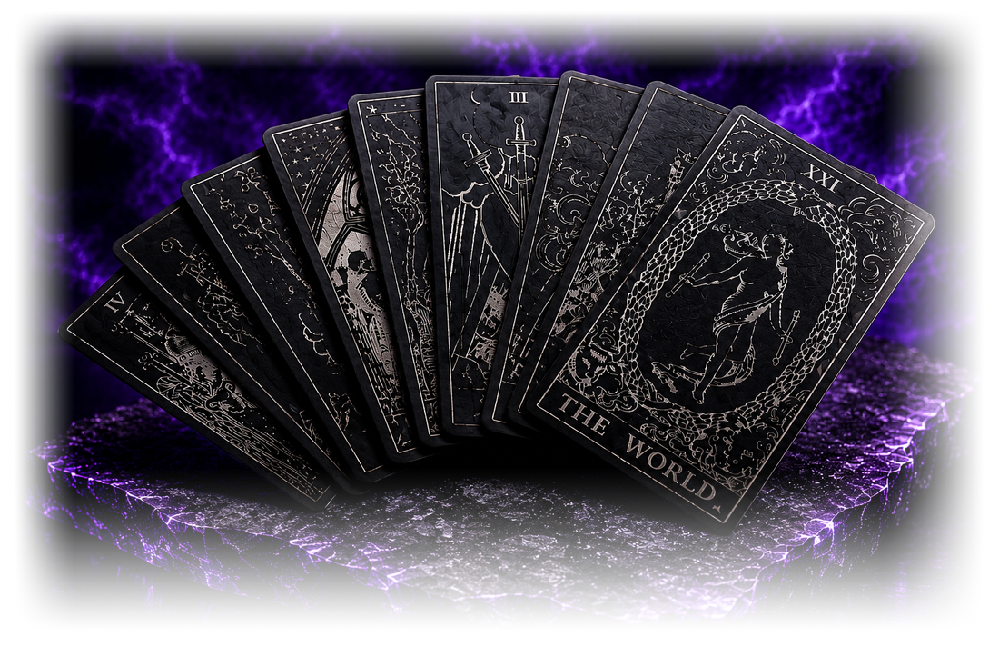 Metal Tarot Cards: The Complete Collection Including Wheel of Fortune, The World & the 22-Card Major Arcana Deck