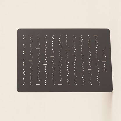 Metal Morse Code Cards