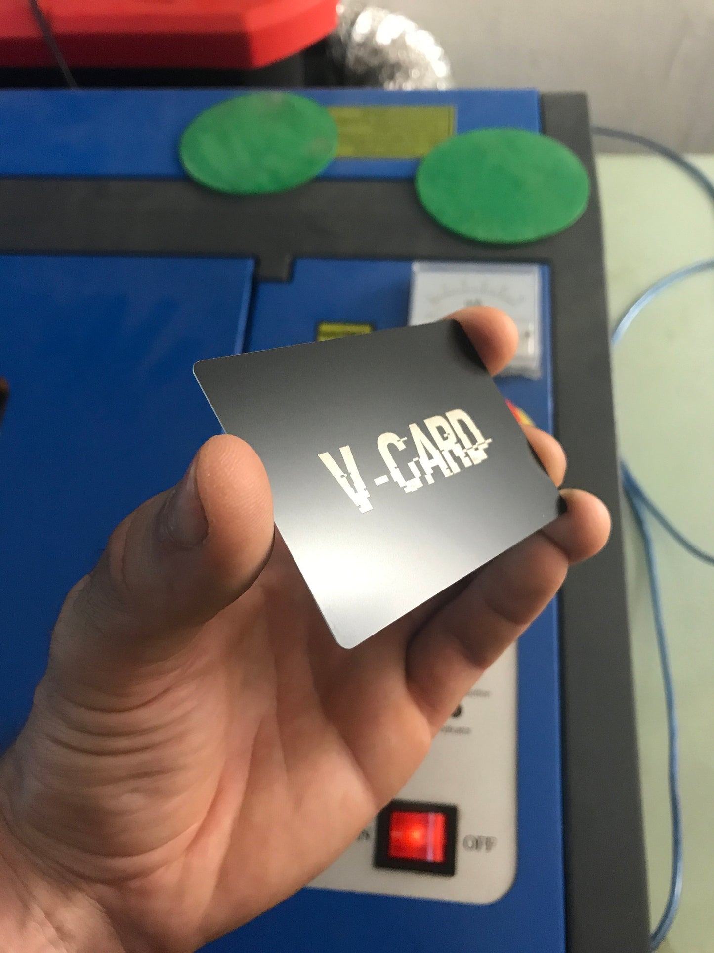 V Card - Laser Engraved Custom Metal Keepsake, Joke Gag Giftcard for Boyfriend / Girlfriend Gift, Vee Card Virginity Cards Virgin