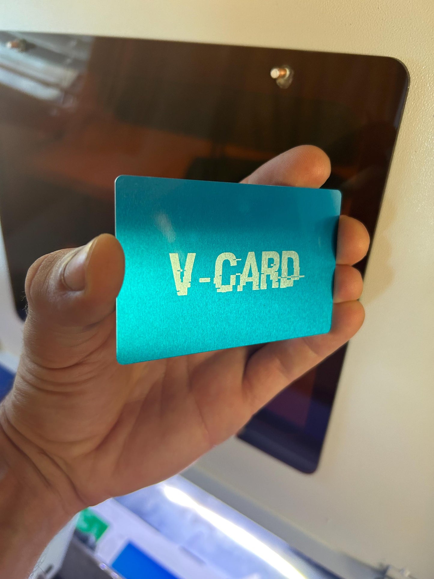 V Card - Laser Engraved Custom Metal Keepsake, Joke Gag Giftcard for Boyfriend / Girlfriend Gift, Vee Card Virginity Cards Virgin