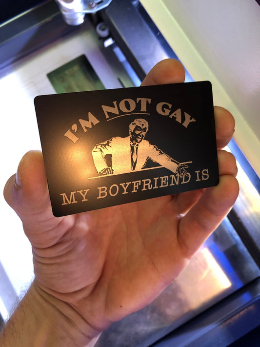 Funny Metal Card for Boyfriend – Silly, Thoughtful Gag Gifts for Anniversaries and Birthdays