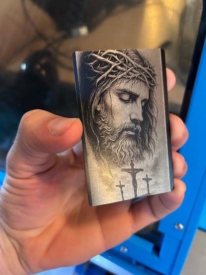 Metal Jesus Christ Crown Of Thorns Keepsake Card