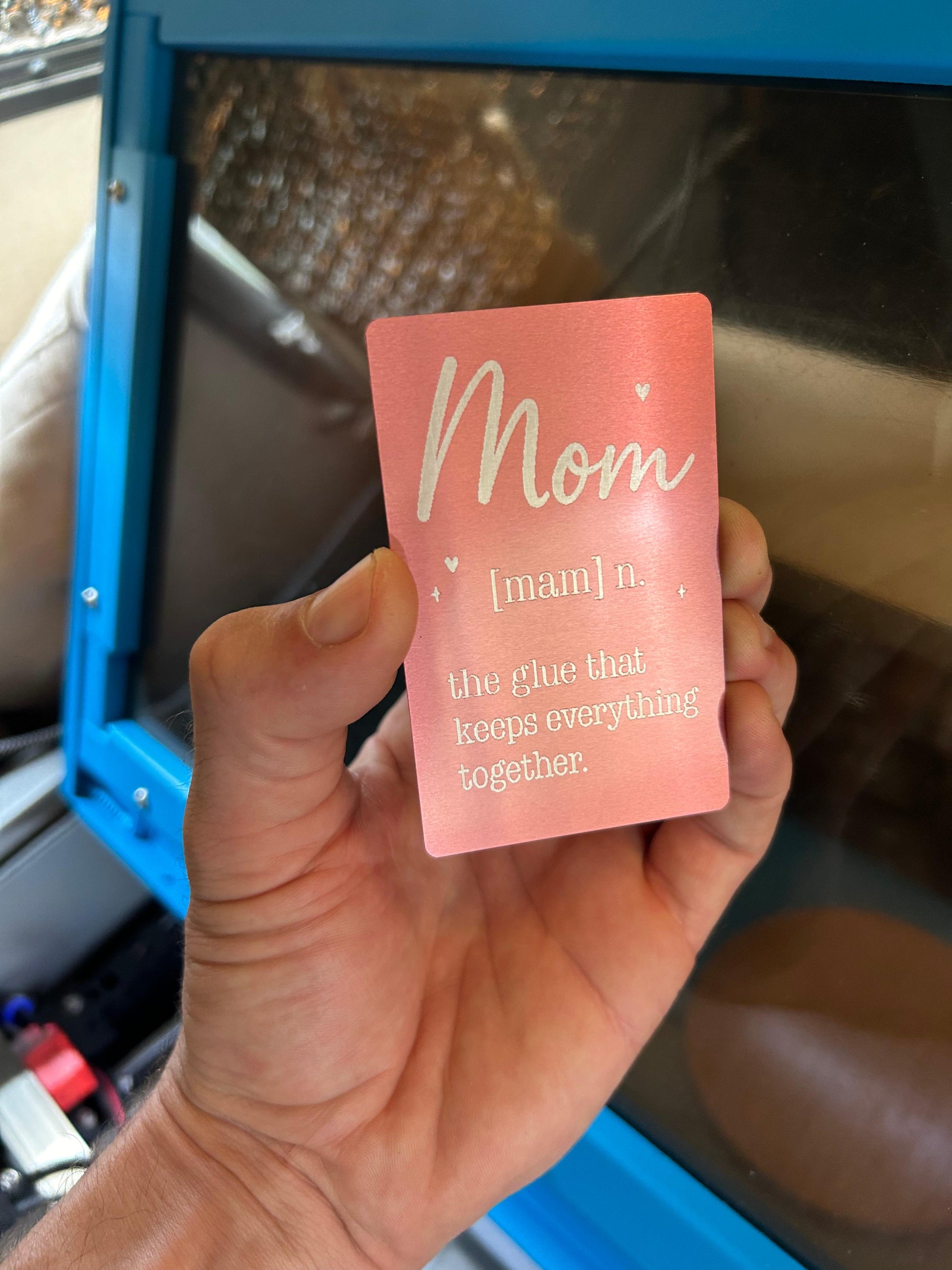 Keepsake gift card for Mothers
