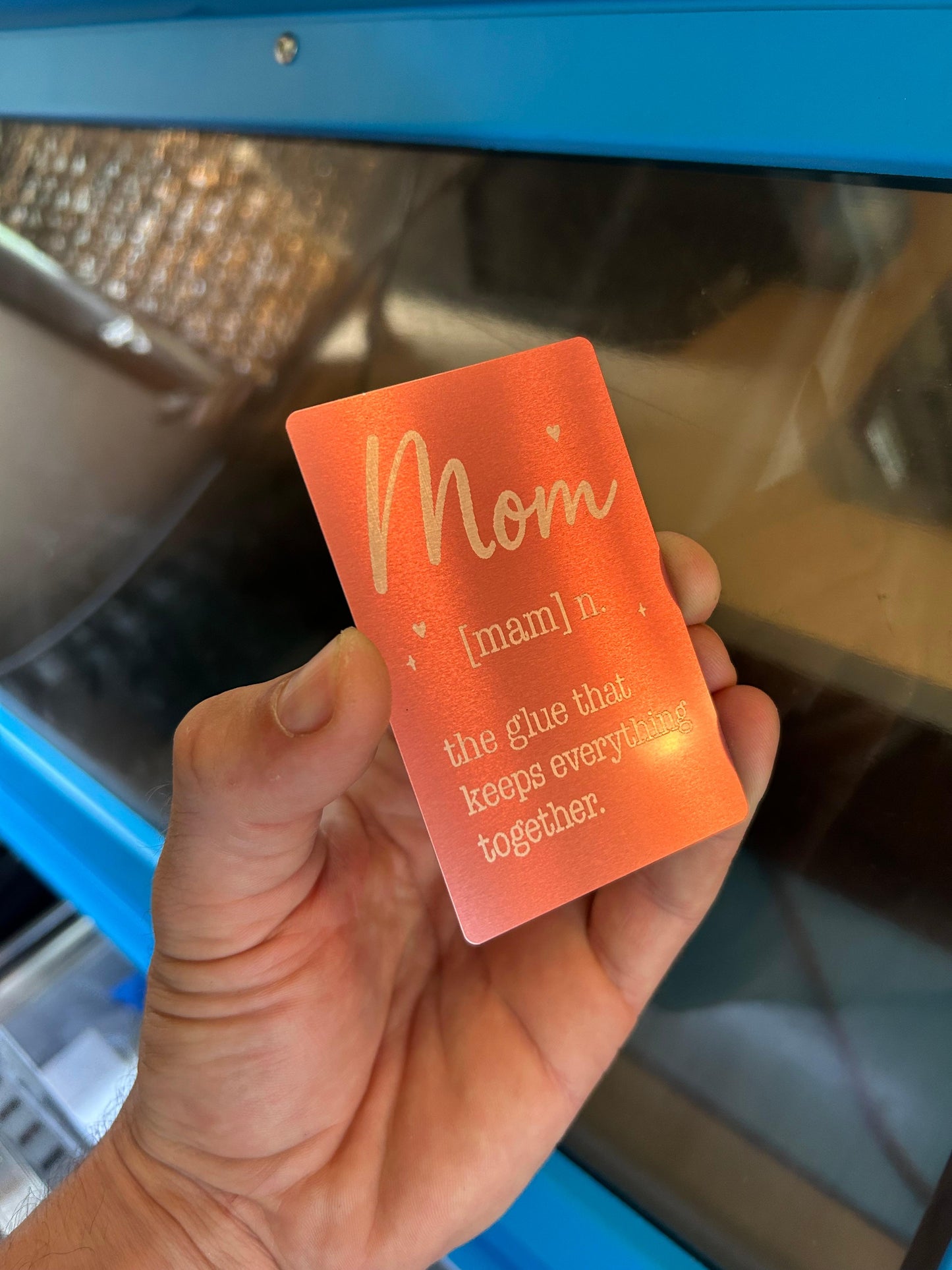 Cute gift for Mom, with hearts and heartfelt message